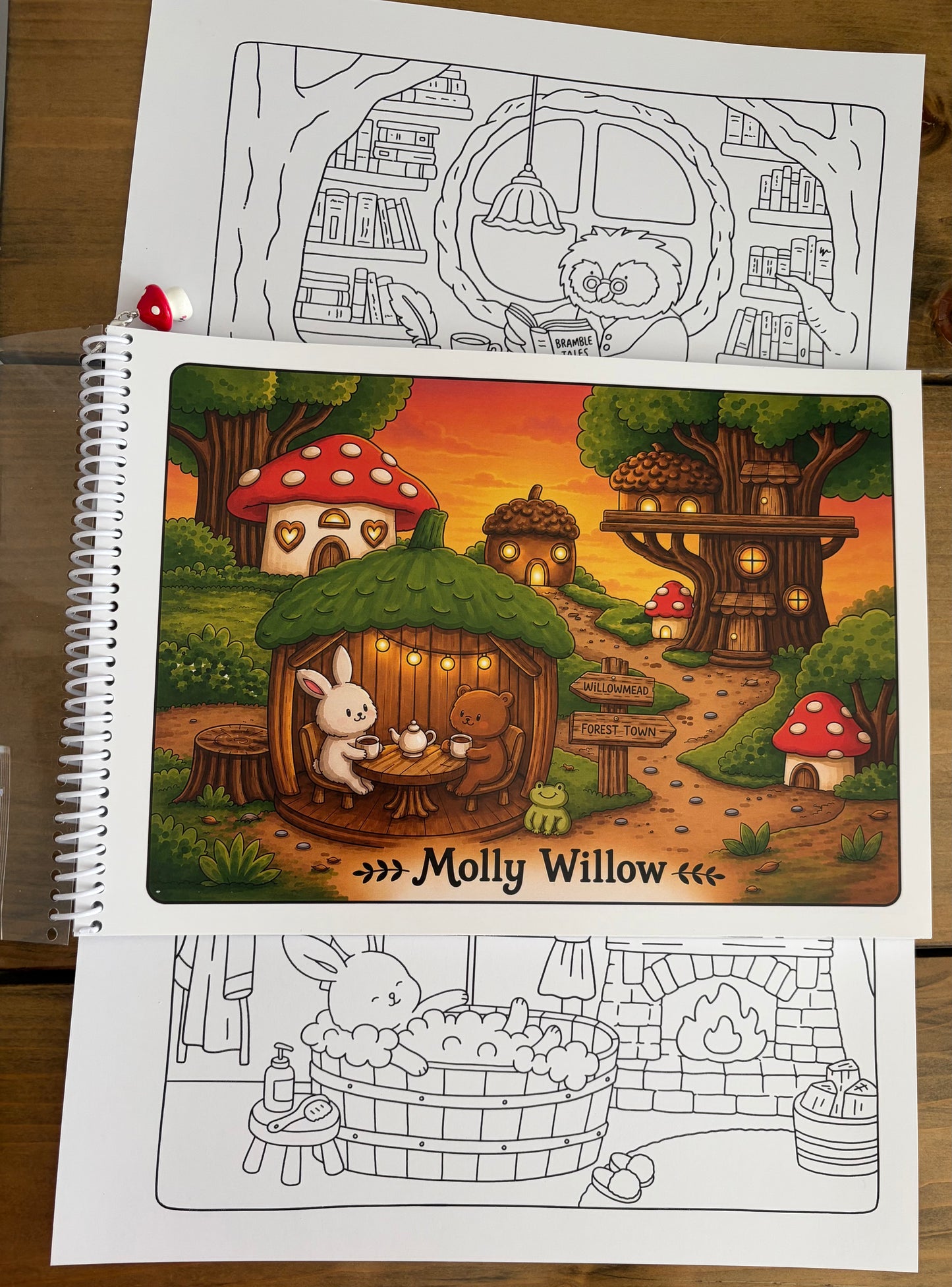 Willowmead Cardstock Colouring Book